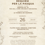 Requiem per la Pasqua | Concerti 26 e 27 marzo 2024